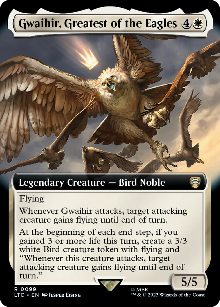 Image of Gwaihir, Greatest of the Eagles (Extended Art) (LTC-099) - Tales of Middle-earth Commander: (Extended Art)