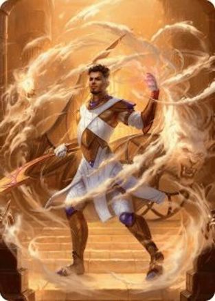 Image of Basri, Tomorrow's Champion Art Card (AADFT-009) - Art Series: Aetherdrift