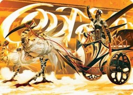 Image of Skyseer's Chariot Art Card (AADFT-035) - Art Series: Aetherdrift