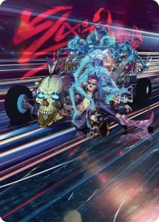Image of Midnight Mangler Art Card (AADFT-038) - Art Series: Aetherdrift