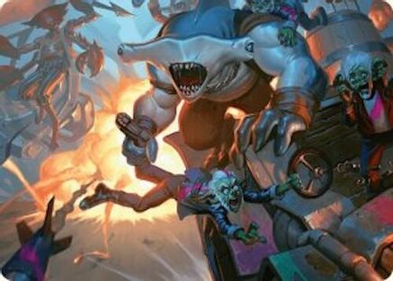 Image of Trade the Helm Art Card (AADFT-025) - Art Series: Aetherdrift
