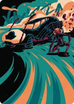 Image of Carrion Cruiser Art Card (AADFT-039) - Art Series: Aetherdrift