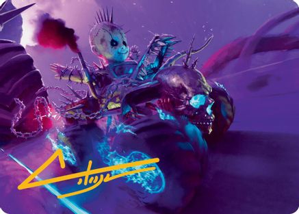 Image of Pactdoll Terror Art Card (Gold-Stamped Signature) (AADFT-021) - Art Series: Aetherdrift