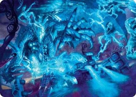 Image of The Speed Demon Art Card (AADFT-018) - Art Series: Aetherdrift