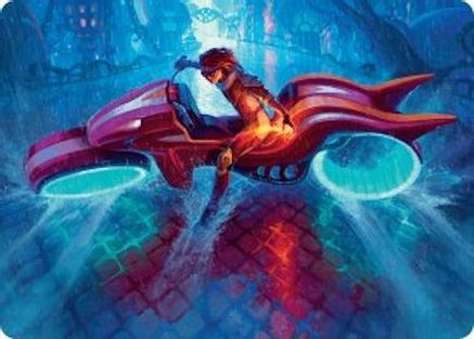 Image of Chandra, Spark Hunter Art Card (AADFT-020) - Art Series: Aetherdrift