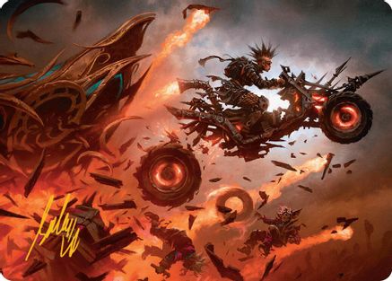 Image of Gastal Blockbuster Art Card (Gold-Stamped Signature) (AADFT-019) - Art Series: Aetherdrift
