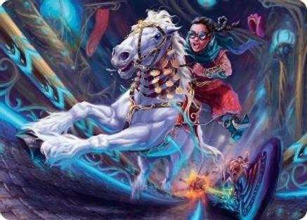 Image of Gilded Ghoda Art Card (AADFT-034) - Art Series: Aetherdrift