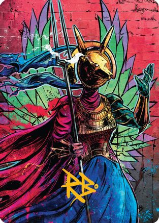 Image of Hazoret, Godseeker Art Card (Gold-Stamped Signature) (AADFT-032) - Art Series: Aetherdrift