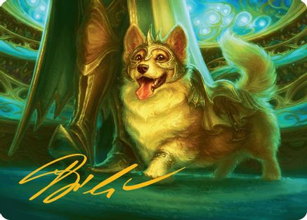 Image of District Mascot Art Card (30/54) (Gold-Stamped Signature) (AADFT-030) - Art Series: Aetherdrift