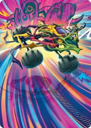 Image of Thunderous Velocipede Art Card (AADFT-043) - Art Series: Aetherdrift