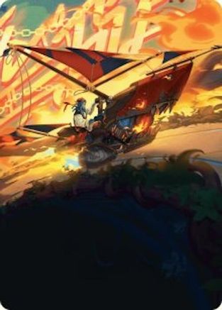 Image of Boosted Sloop Art Card (AADFT-047) - Art Series: Aetherdrift