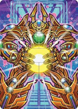 Image of Brightglass Gearhulk Art Card (AADFT-053) - Art Series: Aetherdrift