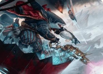 Image of Captain Howler, Sea Scourge Art Card (16/54) (AADFT-016) - Art Series: Aetherdrift