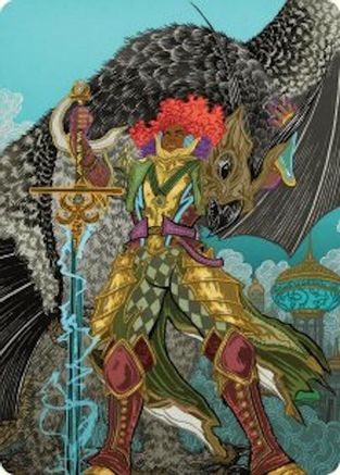 Image of Caradora, Heart of Alacria Art Card (3/54) (AADFT-003) - Art Series: Aetherdrift