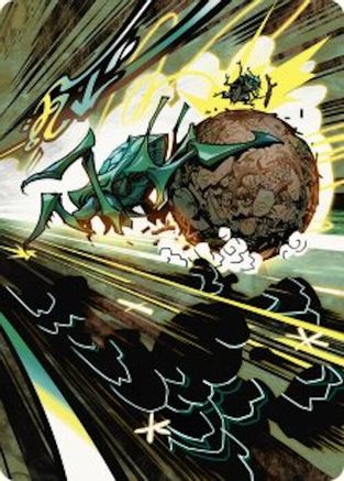 Image of Debris Beetle Art Card (AADFT-045) - Art Series: Aetherdrift