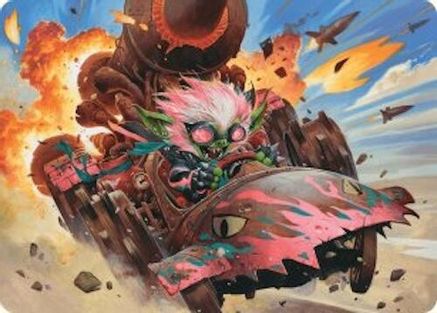 Image of Redshift, Rocketeer Chief Art Card (AADFT-013) - Art Series: Aetherdrift