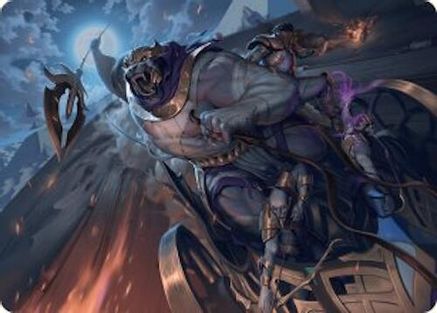 Image of Zahur, Glory's Past Art Card (AADFT-010) - Art Series: Aetherdrift