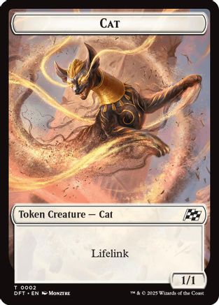 Image of Cat // Thopter (0010) Double-Sided Token (DFT-2 // 10) - Aetherdrift