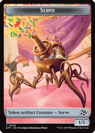 Image of Servo // Thopter (0009) Double-Sided Token (DFT-8 // 9) - Aetherdrift Foil