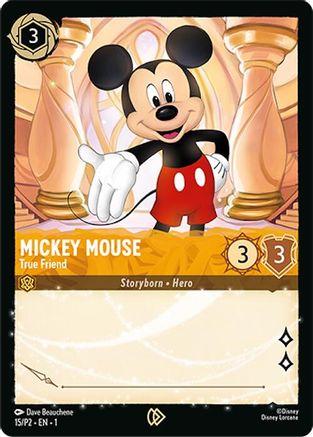 Image of Mickey Mouse - True Friend (15) - Disney Lorcana Promo Cards