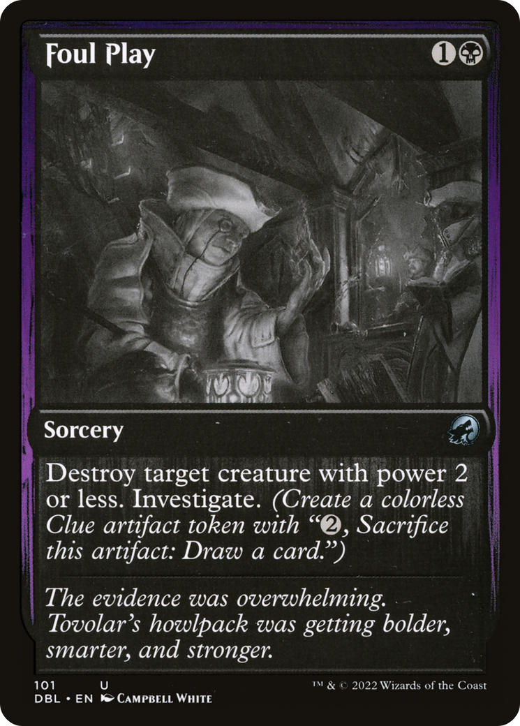 Image of Foul Play (DBL-101) - Innistrad: Double Feature Foil