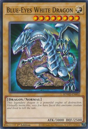Image of Blue-Eyes White Dragon (SDWD-EN002) (SDWD-EN002) - Structure Deck: Blue-Eyes White Destiny 1st Edition