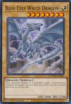 Image of Blue-Eyes White Dragon (SDWD-EN003) (SDWD-EN003) - Structure Deck: Blue-Eyes White Destiny 1st Edition
