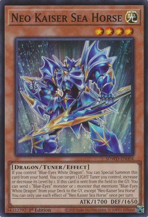 Image of Neo Kaiser Sea Horse (SDWD-EN004) - Structure Deck: Blue-Eyes White Destiny Unlimited