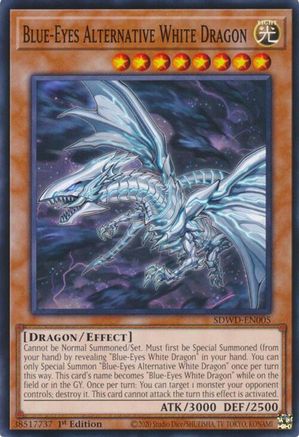 Image of Blue-Eyes Alternative White Dragon (SDWD-EN005) - Structure Deck: Blue-Eyes White Destiny Unlimited