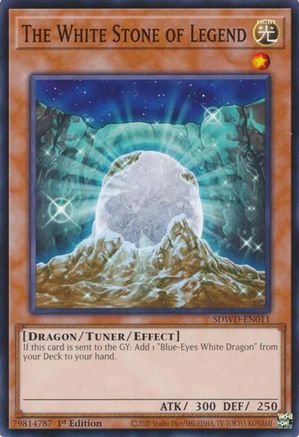 Image of The White Stone of Legend (SDWD-EN011) - Structure Deck: Blue-Eyes White Destiny Unlimited