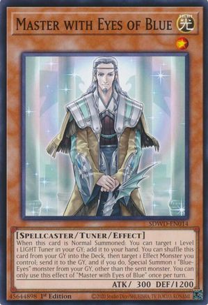Image of Master with Eyes of Blue (SDWD-EN014) - Structure Deck: Blue-Eyes White Destiny 1st Edition
