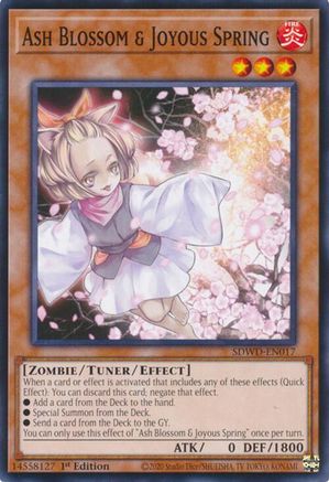 Image of Ash Blossom & Joyous Spring (SDWD-EN017) - Structure Deck: Blue-Eyes White Destiny Unlimited