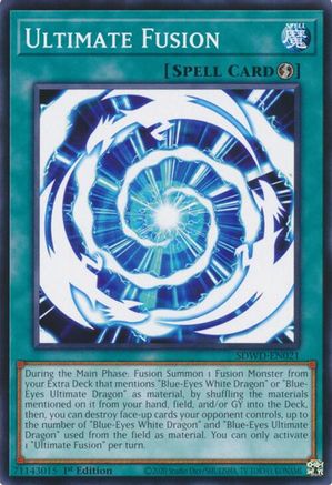 Image of Ultimate Fusion (SDWD-EN021) - Structure Deck: Blue-Eyes White Destiny 1st Edition
