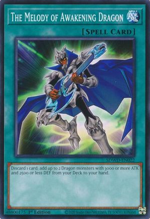 Image of The Melody of Awakening Dragon (SDWD-EN022) - Structure Deck: Blue-Eyes White Destiny 1st Edition