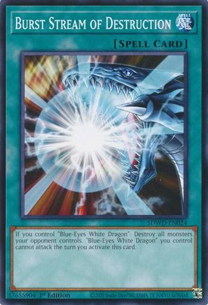 Image of Burst Stream of Destruction (SDWD-EN024) - Structure Deck: Blue-Eyes White Destiny 1st Edition