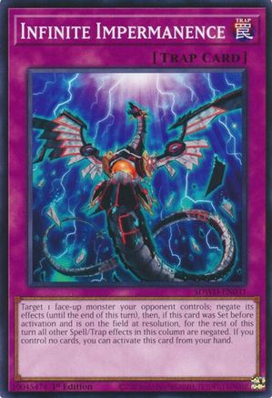 Image of Infinite Impermanence (SDWD-EN031) - Structure Deck: Blue-Eyes White Destiny 1st Edition