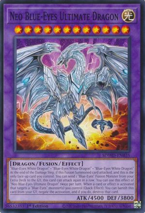 Image of Neo Blue-Eyes Ultimate Dragon (SDWD-EN035) - Structure Deck: Blue-Eyes White Destiny 1st Edition
