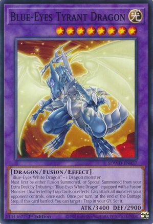 Image of Blue-Eyes Tyrant Dragon (SDWD-EN037) - Structure Deck: Blue-Eyes White Destiny 1st Edition
