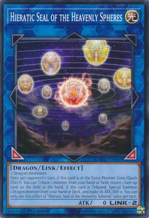 Image of Hieratic Seal of the Heavenly Spheres (SDWD-EN040) - Structure Deck: Blue-Eyes White Destiny Unlimited