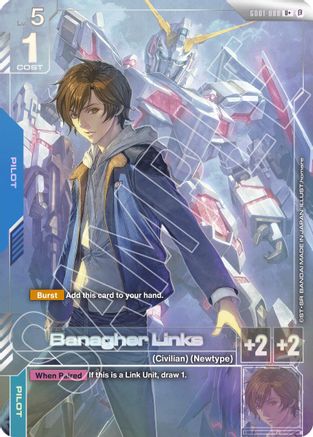 Image of Banagher Links (U+) (GD01-088) - Edition Beta Holofoil
