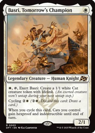 Image of Basri, Tomorrow's Champion (PRE-003) - Prerelease Cards Foil