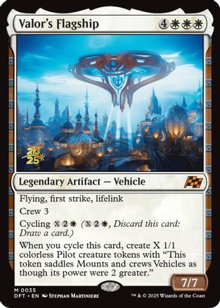 Image of Valor's Flagship (PRE-035) - Prerelease Cards Foil