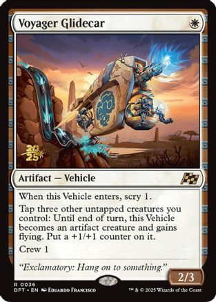 Image of Voyager Glidecar (PRE-036) - Prerelease Cards Foil