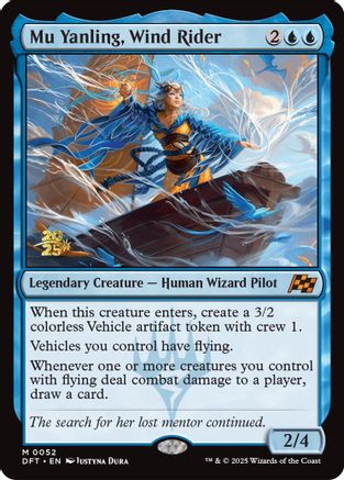 Image of Mu Yanling, Wind Rider (PRE-052) - Prerelease Cards Foil