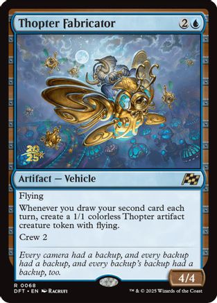 Image of Thopter Fabricator (PRE-068) - Prerelease Cards Foil