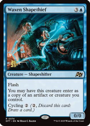 Image of Waxen Shapethief (PRE-074) - Prerelease Cards Foil