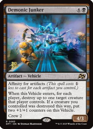 Image of Demonic Junker (PRE-083) - Prerelease Cards Foil