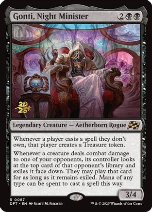 Image of Gonti, Night Minister (PRE-087) - Prerelease Cards Foil