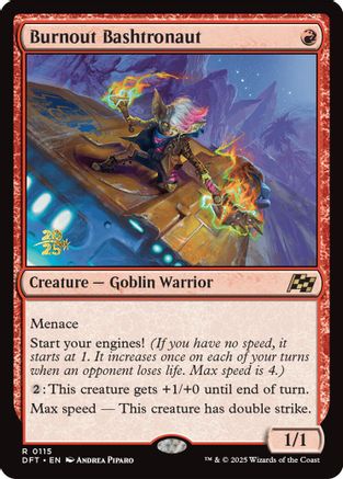 Image of Burnout Bashtronaut (PRE-115) - Prerelease Cards Foil