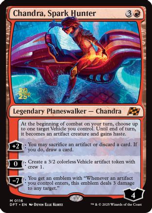 Image of Chandra, Spark Hunter (PRE-116) - Prerelease Cards Foil